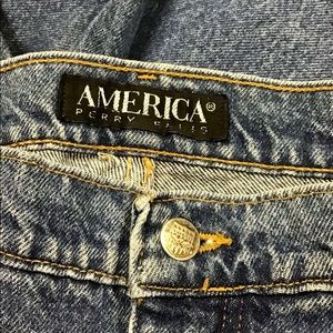 Super unique vintage America by Perry Ellis denim